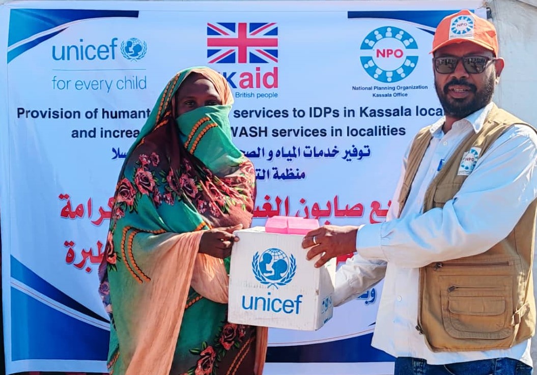 Soap and Dignity Bags Distribution
